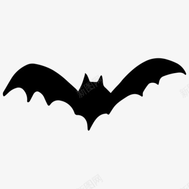 蝙蝠万圣节恐怖图标图标