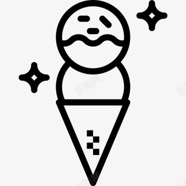 音乐节冰淇淋音乐节31直系图标图标