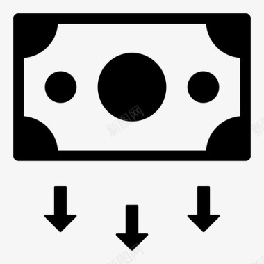 收入分析取款收入钱图标图标