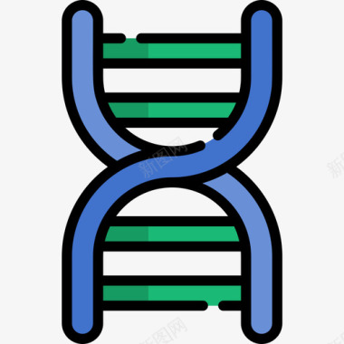 RGB颜色的Dna超级英雄9线性颜色图标图标