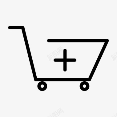 开心购物添加采购购物篮商务图标图标