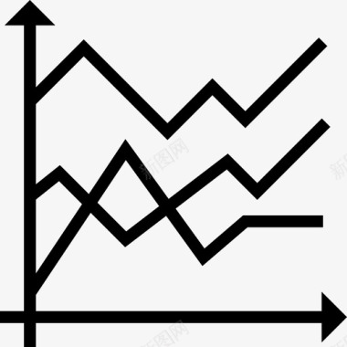 折线图折线图图表4填充图标图标