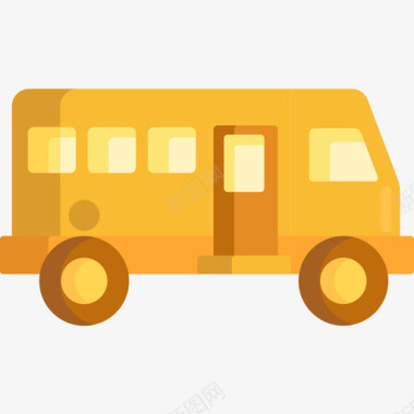 旅游巴士旅行203平房图标图标