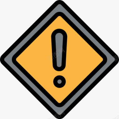 警示标志八月交通4号线颜色图标图标