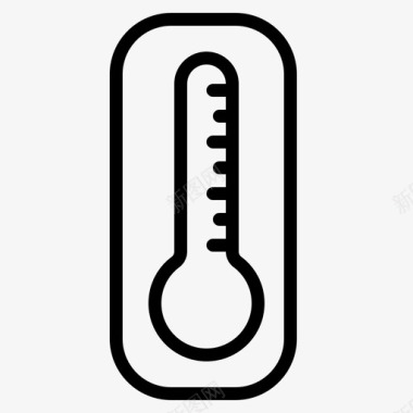 温度计实验室实验室设备图标图标