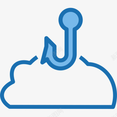 云互联网安全42蓝色图标图标