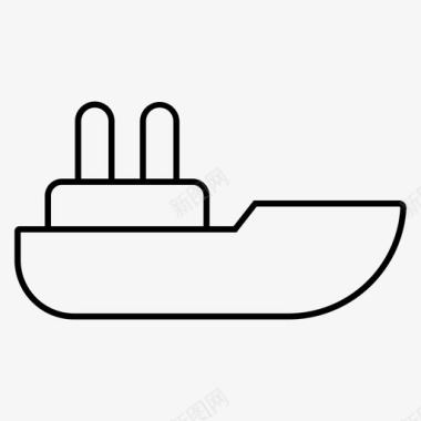 轮船海洋运输图标图标