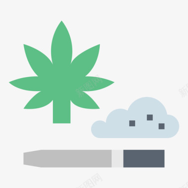 大麻嬉皮士和和平2平淡图标图标