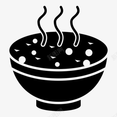 汤碗煮图标图标