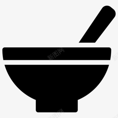 汤中餐饮食图标图标