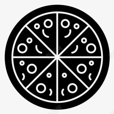 披萨食品美食家图标图标