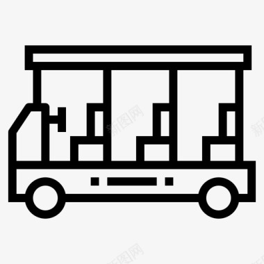 车辆时速车辆动物园14直线型图标图标