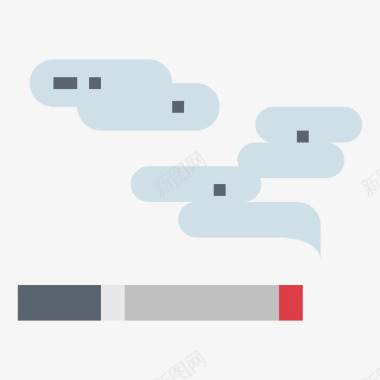 烟雾嬉皮士和和平2平淡图标图标