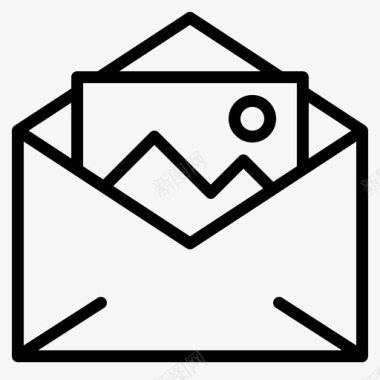 信息电子邮件信息和电话图标图标