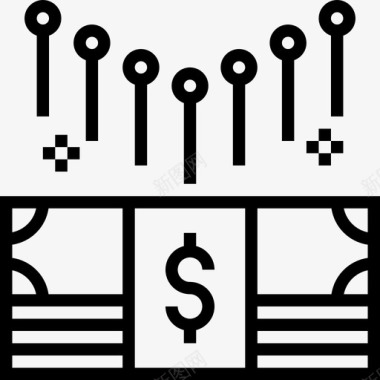 计矢量基金会计8直系图标图标