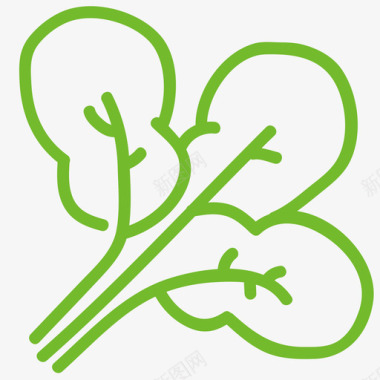 菠菜叶图标
