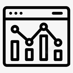 商业统计数据商业网站商业分析概率分布图标高清图片