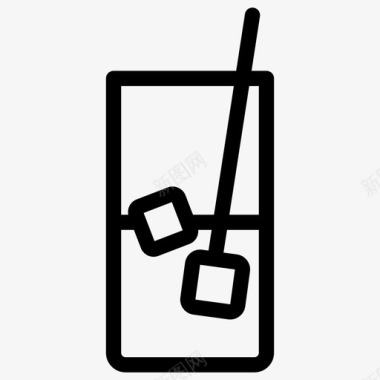 食物和饮料果汁鸡尾酒饮料图标图标