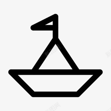 帆船航海海上图标图标