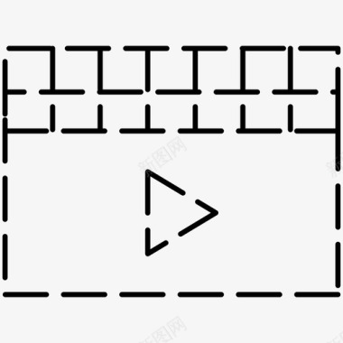 电影开场视频视频电影院隔板图标图标