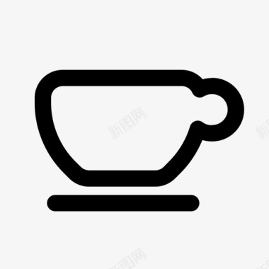 马克咖啡馆饮料咖啡图标图标