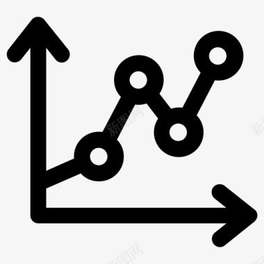 分析矢量图趋势数据图表图标图标
