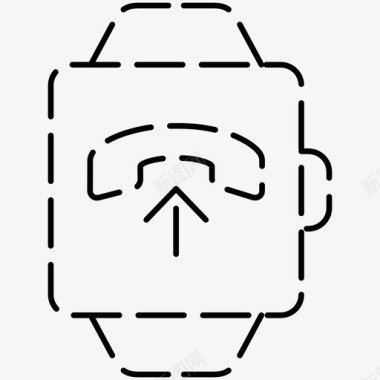 小学生电话手表来电连接智能手机拨出电话图标图标