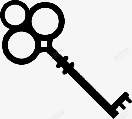 钥匙房门钥匙锁图标图标