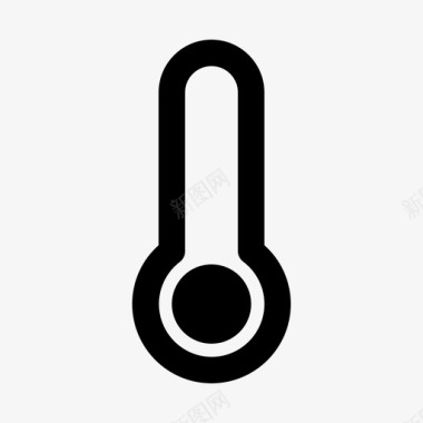 温度医疗温度计图标图标