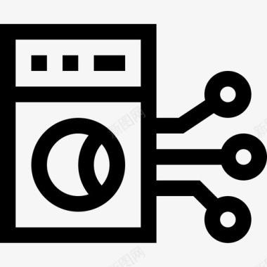 洗衣机洗衣机domotics2直列式图标图标