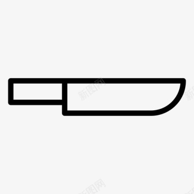 刀厨房用具刀柄图标图标