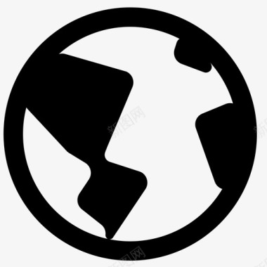 地球厄尔德世界图标图标