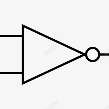 电流传感器逆变器电路转换器图标图标