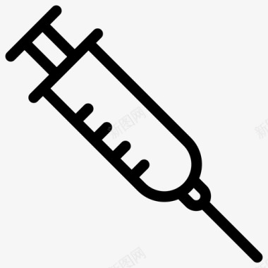 科技科学注射静脉注射注射器图标图标