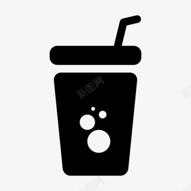 冷饮苏打水咖啡冷饮图标图标