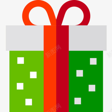直播间礼物矢量圣诞礼物144平装图标图标