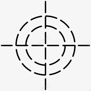 目标十字线精确图标图标