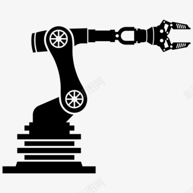 机械手臂工业机器人工业图标图标