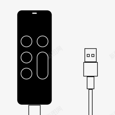 appletv远程充电usb设备图标图标