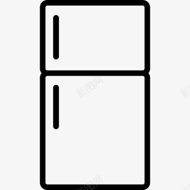 冷冻机电器冰箱图标图标