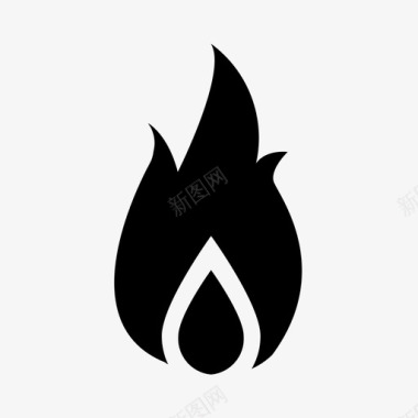 火烧危险图标图标