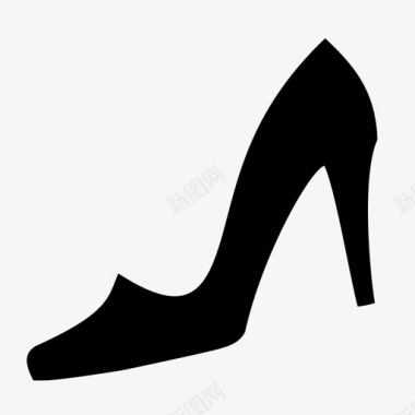 女鞋高跟鞋女鞋图标图标