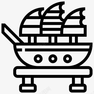 家居装饰家居摆件船纪念品船装饰图标图标