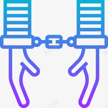 逮捕9号警探梯度图标图标