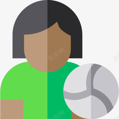 排球体育化身4平手图标图标