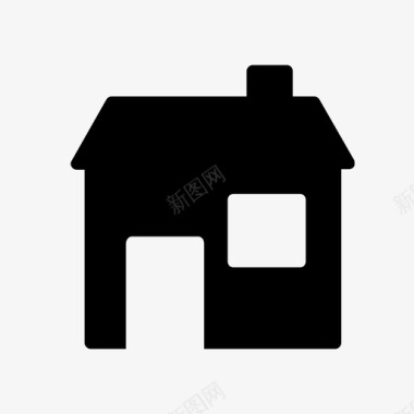 应用程序商店的标志房子建筑物家图标图标