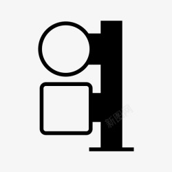 SignageSignagedirectionpole图标高清图片