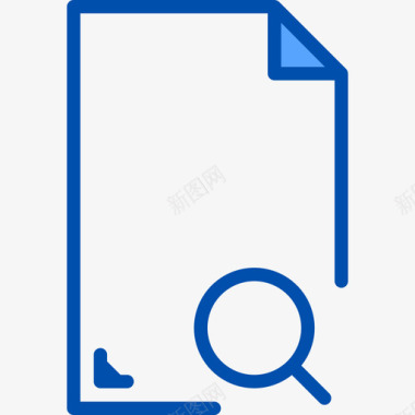 搜索文件和文件夹9蓝色图标图标