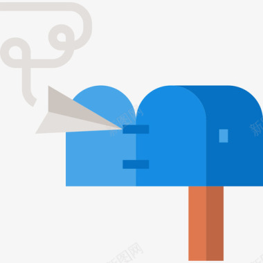 邮箱电子学习16扁平图标图标
