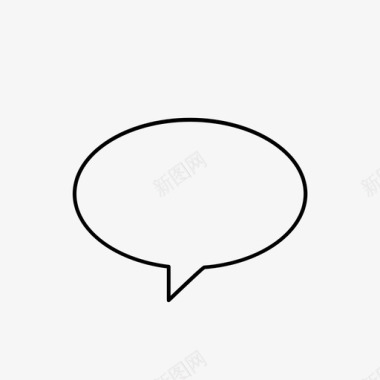 对话框消息气泡漫画对话框图标图标